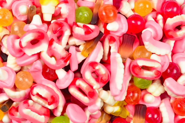 istock Assorted gummy candies. Top view. Jelly  sweets. 1090503152