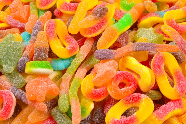 istock Assorted gummy candies. Top view. Jelly  sweets. 1090503156