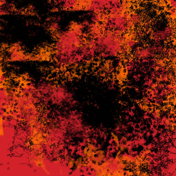 istock orange grunge rough aged weathered surface with black dirty spots art abstract background 1090513922