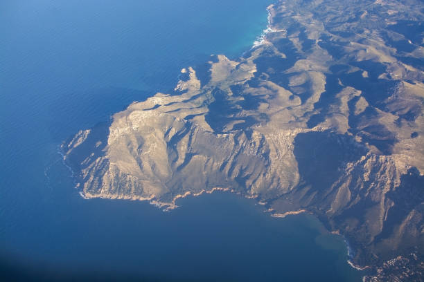 istock Coastal landscape aerial view on a sunny afternoon 1090523728