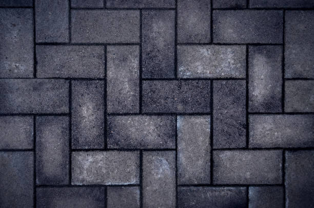 istock Background pavement, paving stone, brick, cobblestone, road, footpath. 1090526358