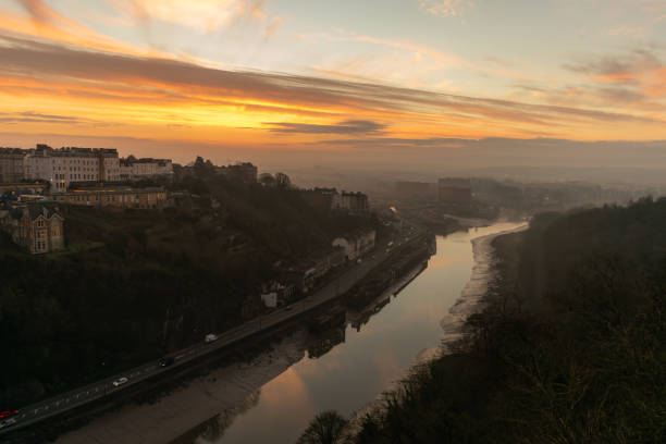 istock Sunrise over Bristol on a winter morning 1090529094