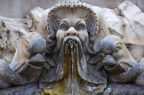 istock Fountain in front of Pantheon, Rome / Italy 1090537958