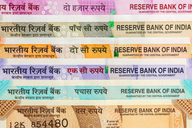 istock New indian 10, 50, 100, 200, 500 and 2000 rupees banknotes. 1090547090