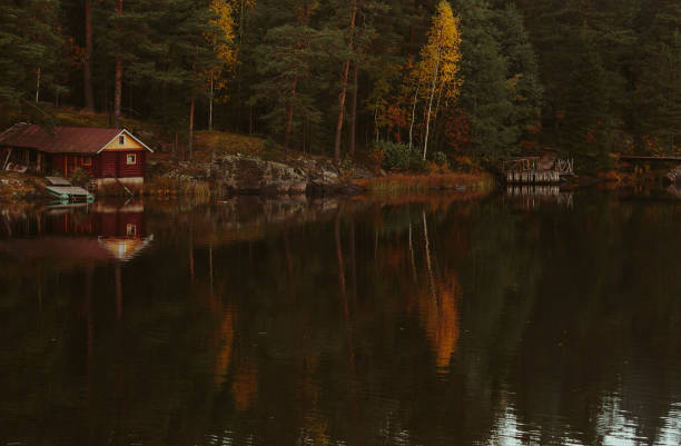 istock lonely house near the lake 1090557400