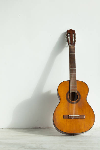 istock guitar acoustic with shadow on wall 1090561274