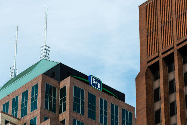 Fifth Third Bank in downtown Cleveland, Ohio. Founded in Ohio in 1858, Fifth Third is a financial institution with over 1,300 locations in the US.