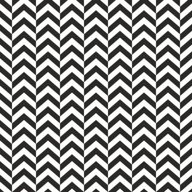 Vector illustration of Seamless background pattern - Herringbone Zigzag - wallpaper - vector Illustration