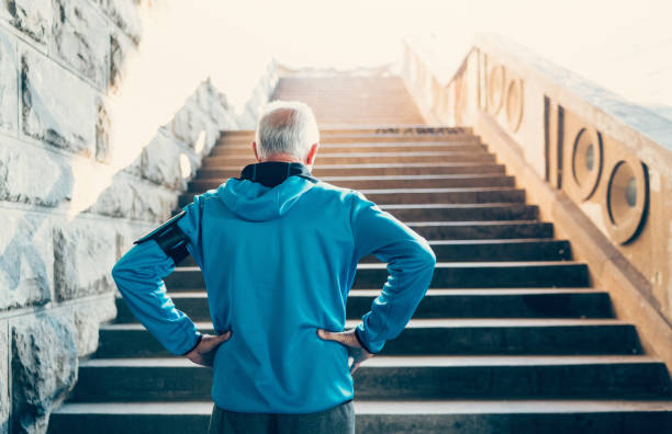 istock Man preparing to workout in urban environment 1090581864