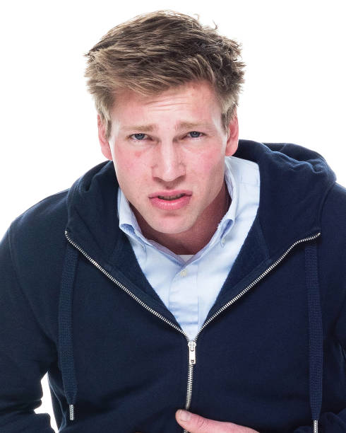 istock Attractive young male is getting sick 1090589456