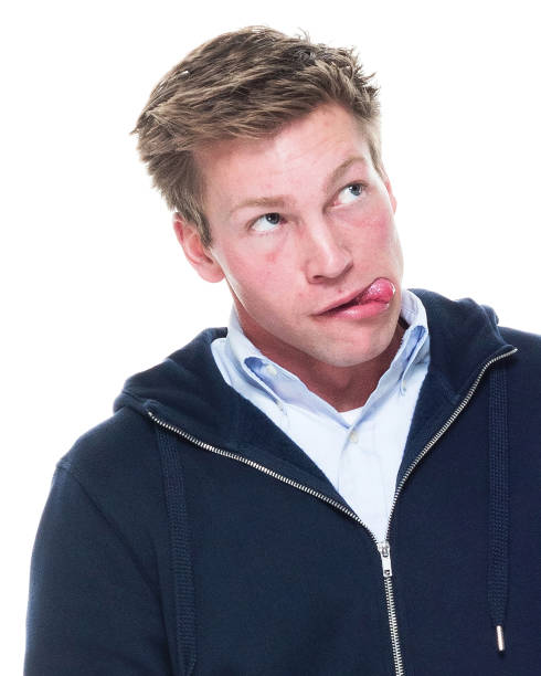 istock Attractive young male is being silly 1090589480