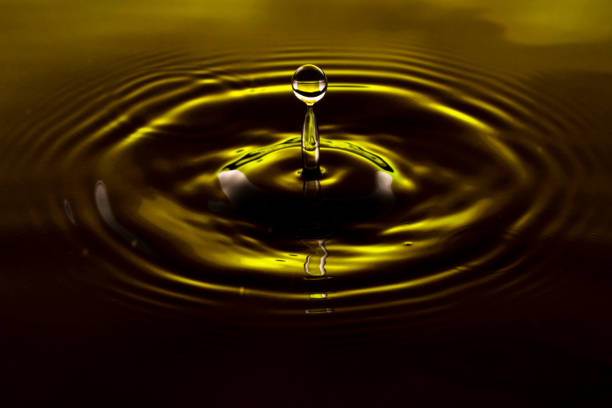 istock Yellow water droplet close up 1090590904