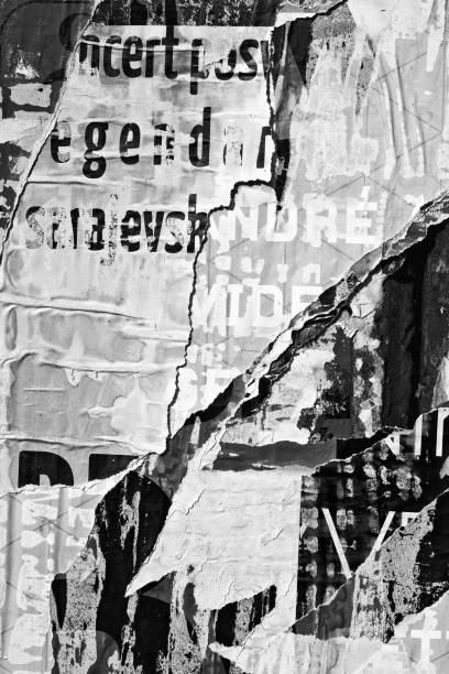 istock Old ripped torn paper crumpled creased posters grunge textures backdrop backgrounds placard 1090592754