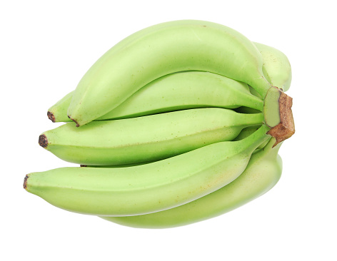 A tropical banana bunch