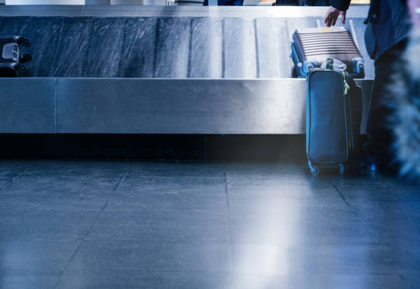 istock Rear view of man preparing to take luggage 1090612548