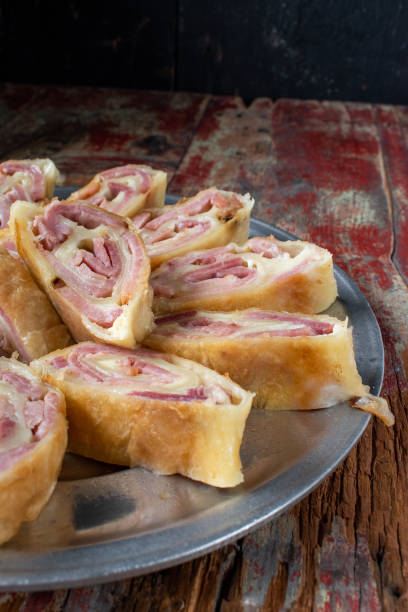 istock Ham and cheese spiral slices 1090613226