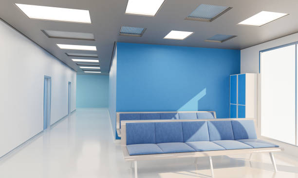 istock Empty Waiting Area in a Hospital 1090645106