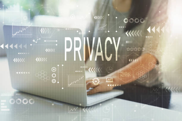 istock Privacy with woman using laptop 1090652170