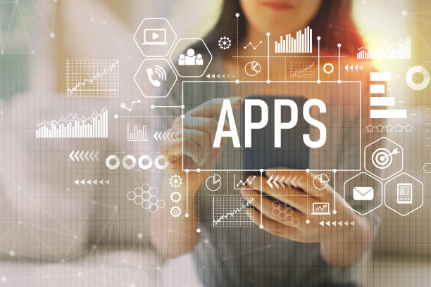 istock Apps with woman using a smartphone 1090652198