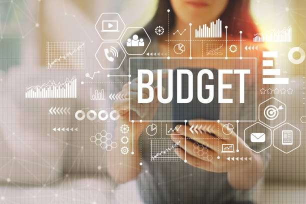 istock Budget with woman using a smartphone 1090652214