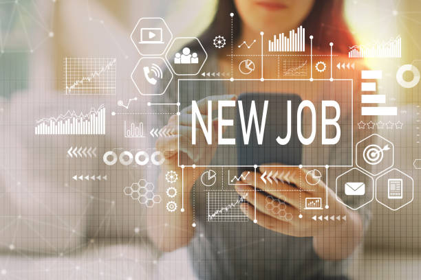 istock New job with woman using a smartphone 1090652234