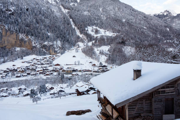 istock Snow and Villages in Switzerland 1090688720