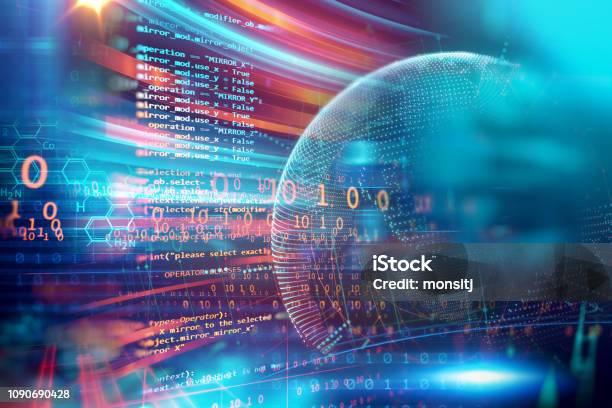 Programming Code Abstract Technology Background Of Software Developer ...