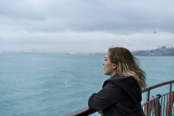 istock Rainy weather and woman 1090691452