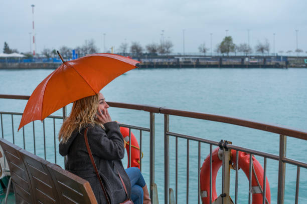 istock Rainy weather and woman 1090691484