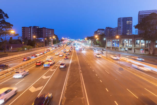 istock Evening highway traffic, Sydney 1090694146