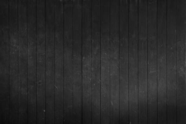 istock Old black wood texture for vintage wall background. 1090698260