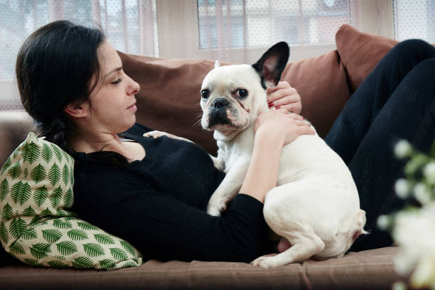 istock Young Women With Dog 1090709332