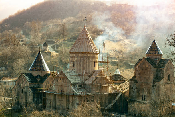 The Church of St. Nicholas - the temple of the Georgian Orthodox Church in Tbilisi, Georgia