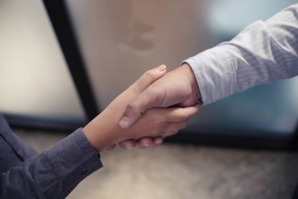 istock Image business mans handshake. Business partnership meeting concept 1090734016