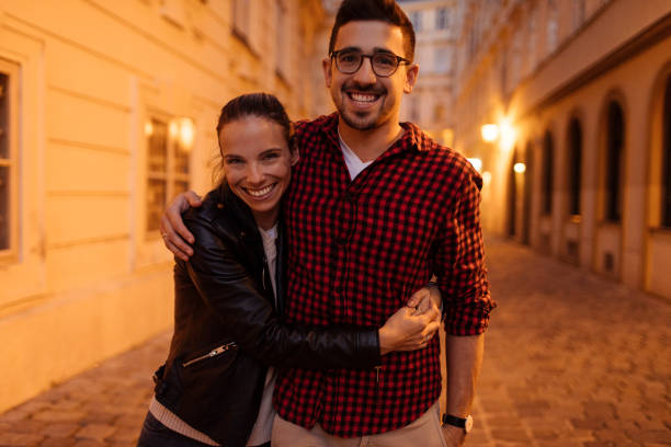 istock Couple smiling at the camera 1090747994