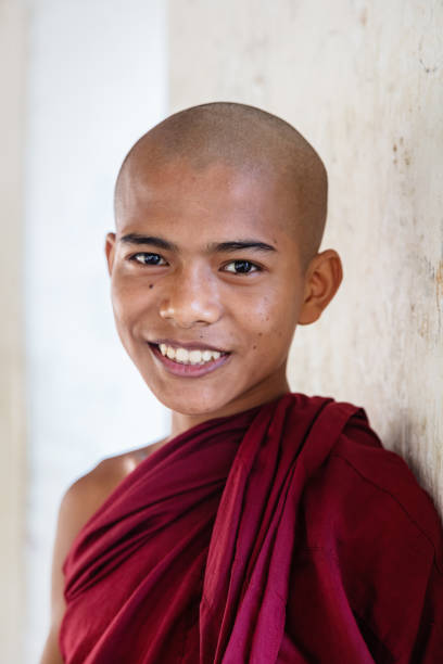 istock Friendly Smiling Novice Monk Myanmar Real People Portrait 1090752274