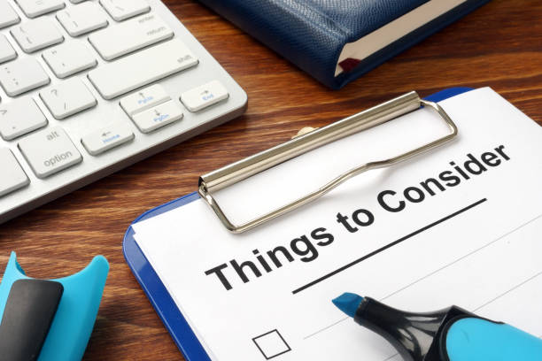 istock List of Things to Consider in the clipboard. 1090754148
