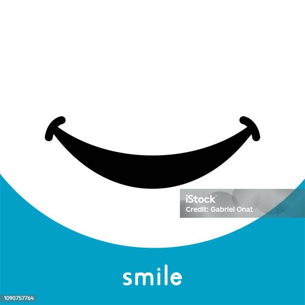 Sourire Icône Logo Vecteurs libres de droits et plus d'images vectorielles de Sourire - Sourire, Smiley anthropomorphique, Icône