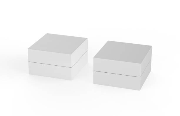 istock Closed cardboard box on isolated white background, packaging box mock up, 3d illustration 1090764242