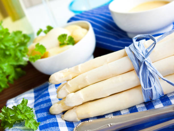 istock White asparagus and potatoes with sauce hollandaise 1090767712