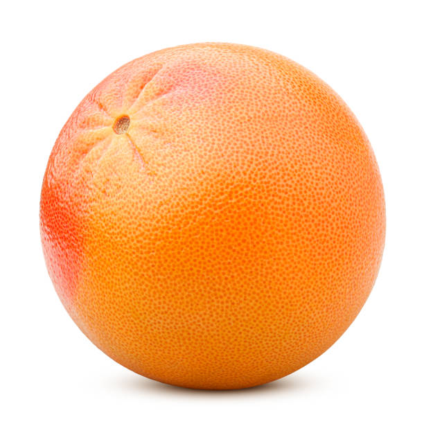 istock grapefruit isolated on white background, clipping path, full depth of field 1090769700