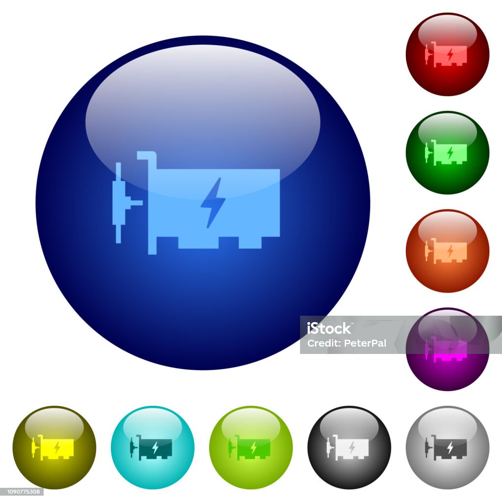 Network Control Button Fast Ethernet Network Controller Color Glass Buttons Stock Illustration ...