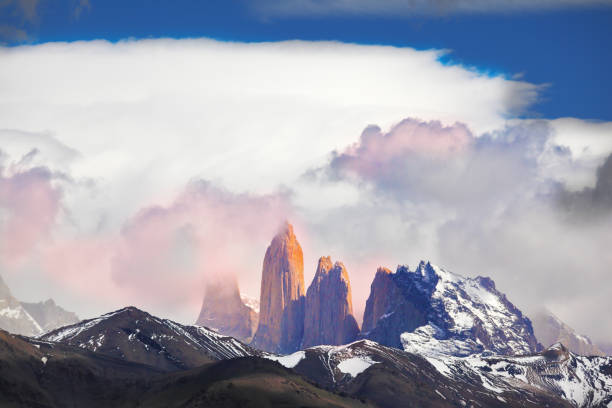 istock Three rock Torres del Paine 1090798596