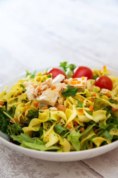 istock Roasted Chicken Cooked Twists and Mustard Sauce salad 1090805176