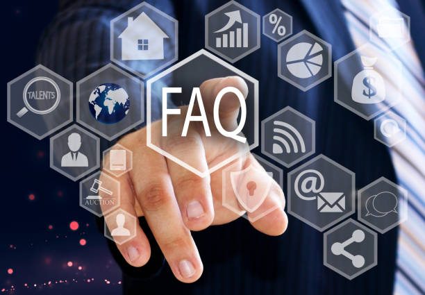 istock The businessman chooses  FAQ  button  .The concept FAQ  . 1090807868