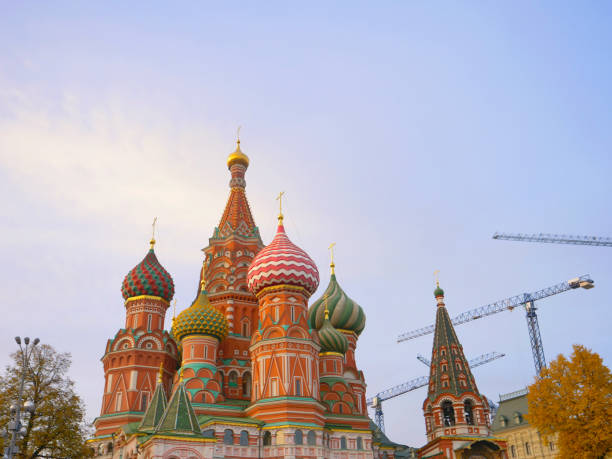 istock St. Basil's Cathedral in Red Square Moscow Kremlin, Russia 1090816632