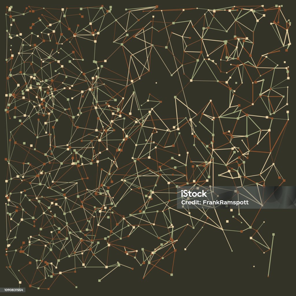 Neuronal Vector Pattern Dust Neuronal Network Vector Pattern Stock Illustration - Download ...