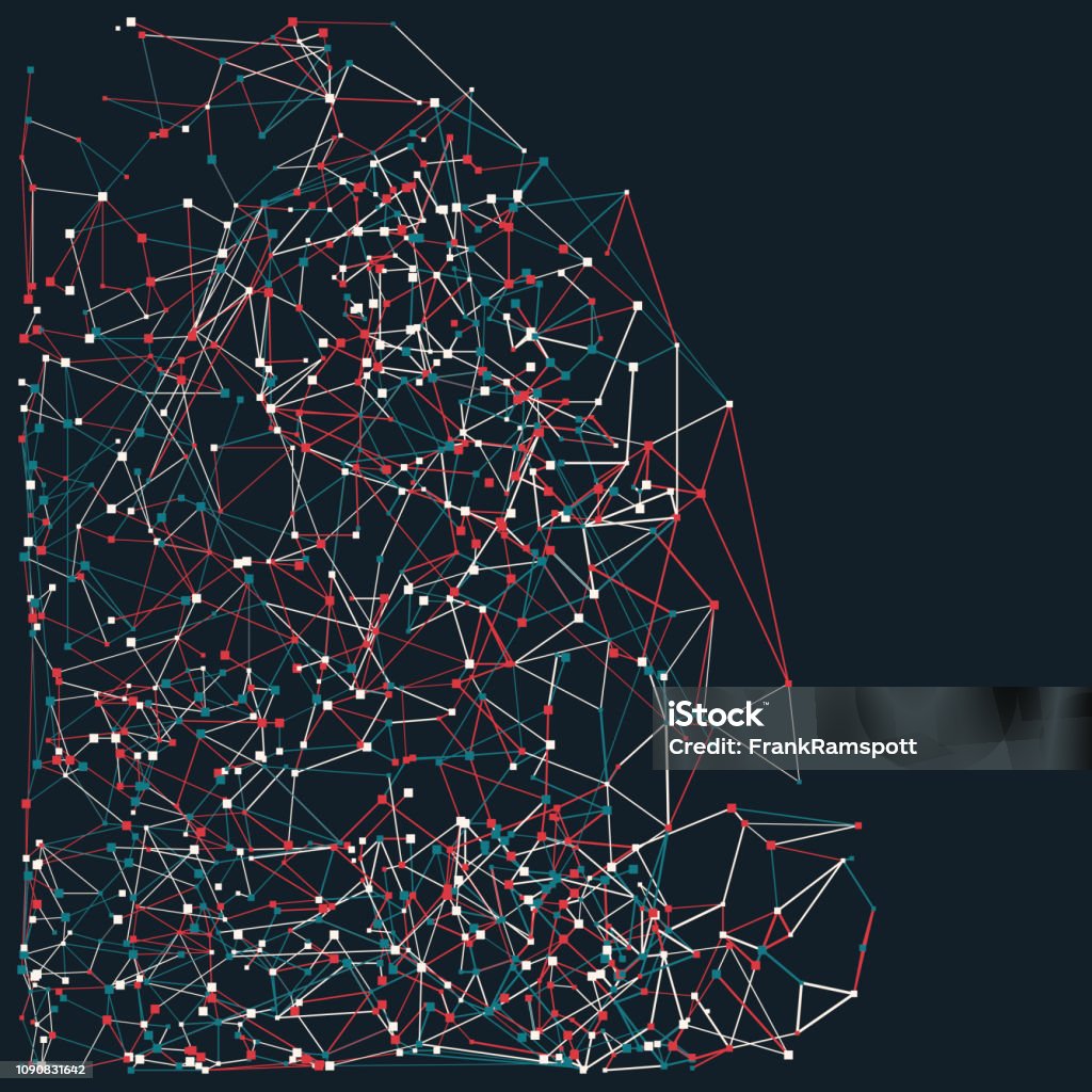 Neuronal Vector Pattern Retro Neuronal Network Vector Pattern Stock Illustration - Download ...