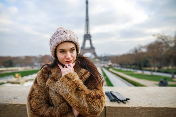 istock Woman tourist in Paris 1090839226