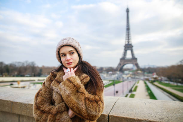 istock Woman tourist in Paris 1090839270